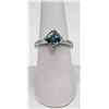 Image 2 : 2.75 Ct VVs1  Lab Simulated Alexandrite Asscher Cut Ring