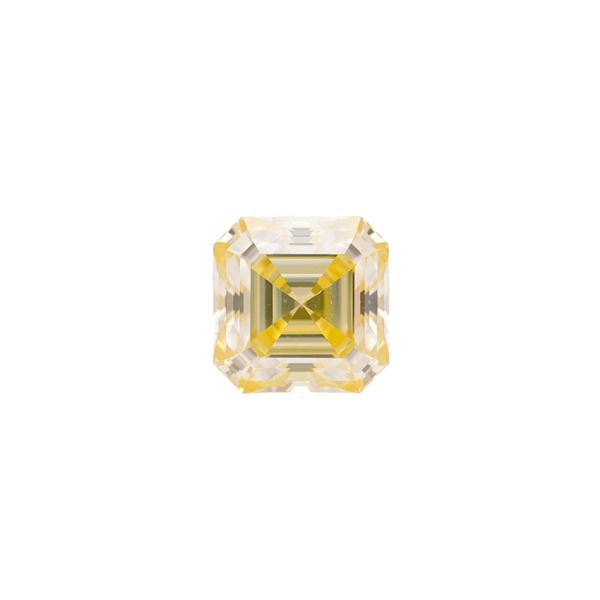 Stunning Bright Lemon Yellow 5 Ct VVs1 Fire Moissanite Solitaire