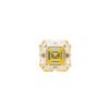 Image 1 : Stunning Bright Lemon Yellow 5 Ct VVs1 Fire Moissanite Solitaire
