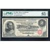 Image 1 : 1886 $2 Silver Certificate PMG 65EPQ