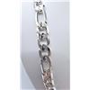 Image 3 : Huge 85.4 Gram.925 Silver Plated Italian Figaro Link Necklace