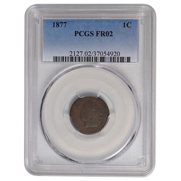 1877 Indian Cent PCGS FR02