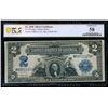 Image 1 : 1899 $2 Mini Porthole Silver Certificate PCGS 58