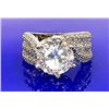 Image 1 : Ladies 4.5 Ct Sparkling White Simulated Lab Diamond Solitaire Ring