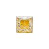 Image 1 : Dazzling 5 Ct VVs1 Golden Yellow Fire Moissanite Solitaire
