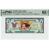 Image 1 : 1993 $1 Mickey 65th Anniversary Disney Dollar PMG 65EPQ