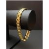 Image 4 : 47.9 Gram 14Kt Gold Plated Italian Link Bracelet