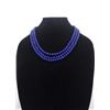 Image 2 : Gorgeous 984.5 Ctw Natural Blue Sapphire 3 Strand Necklace