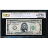 Image 1 : 1934B $5 Chicago FRN PCGS 63PPQ
