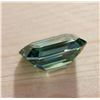 Image 7 : Large 5.35 Ct Green Emerald Cut Fire Moissanite Solitaire