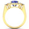 Image 4 : 14KT Yellow Gold 1.99ct Tanzanite and Diamond Ring