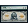 Image 1 : 1922 $50 Gold Certificate PMG 58