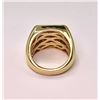 Image 4 : Mens14 Kt Gold Plated 5.75 Cwt. Simulated Diamond Ring