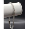 Image 4 : Plated Rhodium 7.0ctw White E-F Fire Moissanite Bracelet