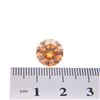Image 5 : Dazzling 5 Ct VVs1 Champagne Moissanite Solitaire