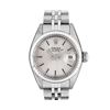 Image 1 : Rolex Ladies Stainless Steel 14K Fluted Bezel Date Watch