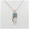 Image 2 : Beautiful Natural 7 Ct Aquamarine Pendant