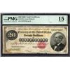 Image 1 : 1882 $20 Gold Certificate PMG 15