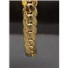Image 3 : Huge 47.2 Gram 14 Kt Gold Plated Cuban Link Bracelet