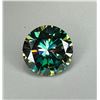 Image 2 : 10.63ct VVs1 Deep Emerald Green Moissanite Solitaire
