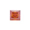 Image 1 : Gorgeous 5 Ct VVs1 Princess Cut Bright Orange Fire Moissanite Solitaire