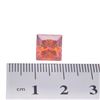 Image 5 : Gorgeous 5 Ct VVs1 Princess Cut Bright Orange Fire Moissanite Solitaire