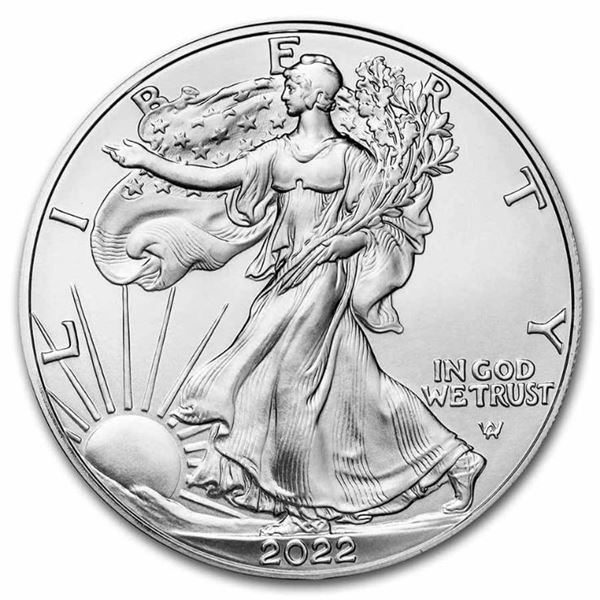 2022 American Silver Eagle 1oz BU Coin