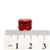 Image 5 : 5 Ct Sparkling  VVs1 Hot Cherry Red Simulated Diamond Solitaire
