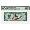 Image 1 : 1987 $1 Mickey Disney Dollar PMG 66EPQ