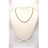 Image 2 : 14 Kt Yellow Gold Plated 18.5 Cttw Lab Simulated Diamond Tennis Necklace