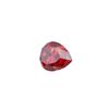 Image 3 : Huge 5 Ct Sparkling  VVs1 Hot Cherry Red Simulated Diamond Solitaire