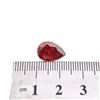 Image 5 : Huge 5 Ct Sparkling  VVs1 Hot Cherry Red Simulated Diamond Solitaire