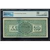 Image 2 : 1869 $20 Rainbow Legal Tender Note PMG 66EPQ