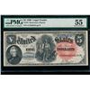 Image 1 : 1880 $5 Legal Tender Note PMG 55