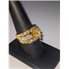Image 2 : 14KT Gold Plated Marquis Cut Lab Simulated Diamond Ring
