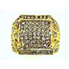 Image 4 : 14 Kt Yellow Gold Plate 7.75 Cttw. Lab Simulated Diamond Ring