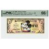 Image 1 : 2008 $1 Mickey Disney Dollar PMG 66EPQ