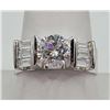 Image 2 : Men's Sparkling 2.75 Ct VVs1 White Fire Moissanite Ring