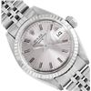 Image 2 : Rolex Ladies Stainless Steel 14K Fluted Bezel Date Watch