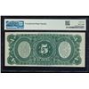 Image 2 : 1869 $5 Rainbow Legal Tender Note PMG 64EPQ
