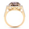 Image 3 : 18KT Yellow Gold 7.07ct Brown Diamond Ring
