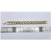 Image 4 : Strong 61.8 Gram 14 Kt Gold Plate Curb Link Bracelet