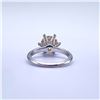 Image 7 : Plated 14KT White Gold 3 Ct VVs1 Orange Amber Fire Moissanite Ring