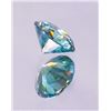 Image 2 : Sparkling 3.6 Ct. Mint Green VVS1 Fire Moissanite