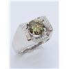 Image 4 : Men's Huge Sparkling 3.45 Ct Fire Moissanite Ring