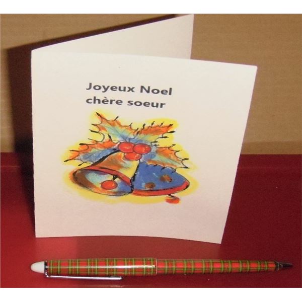 You desire your sister's name on one card ? -Tu désires le nom de ta soeur sur une carte ?