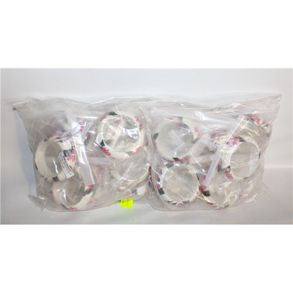 BAG OF OVER 20 PLASTIC BANGLES