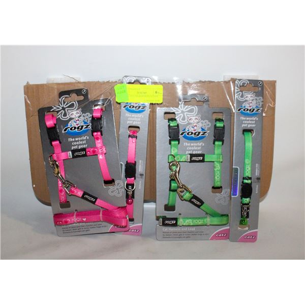 6 CAT COLLAR,HARNESS,LEASH