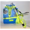 Image 1 : 3 DOG HARNESS LEASH COLLAR MED