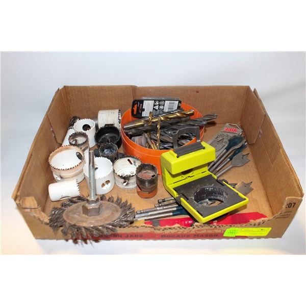 HPLE SATS, WOOD BORING, STEEL DRILL BITS